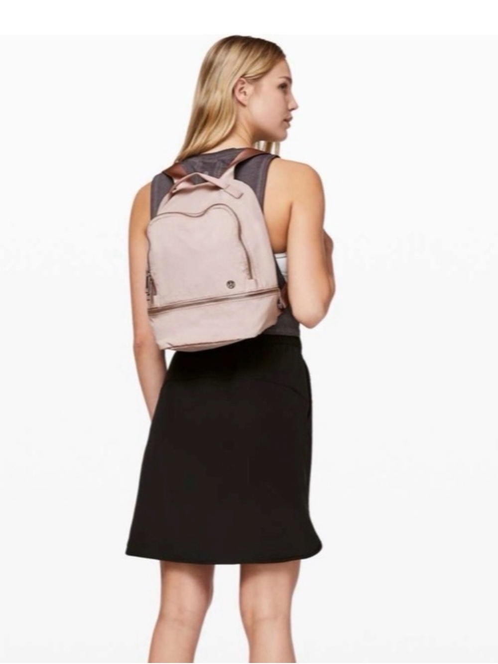 lululemon athletica City Adventure Mini Light Pink Two-Compartment Backpack - Picture 2 of 5